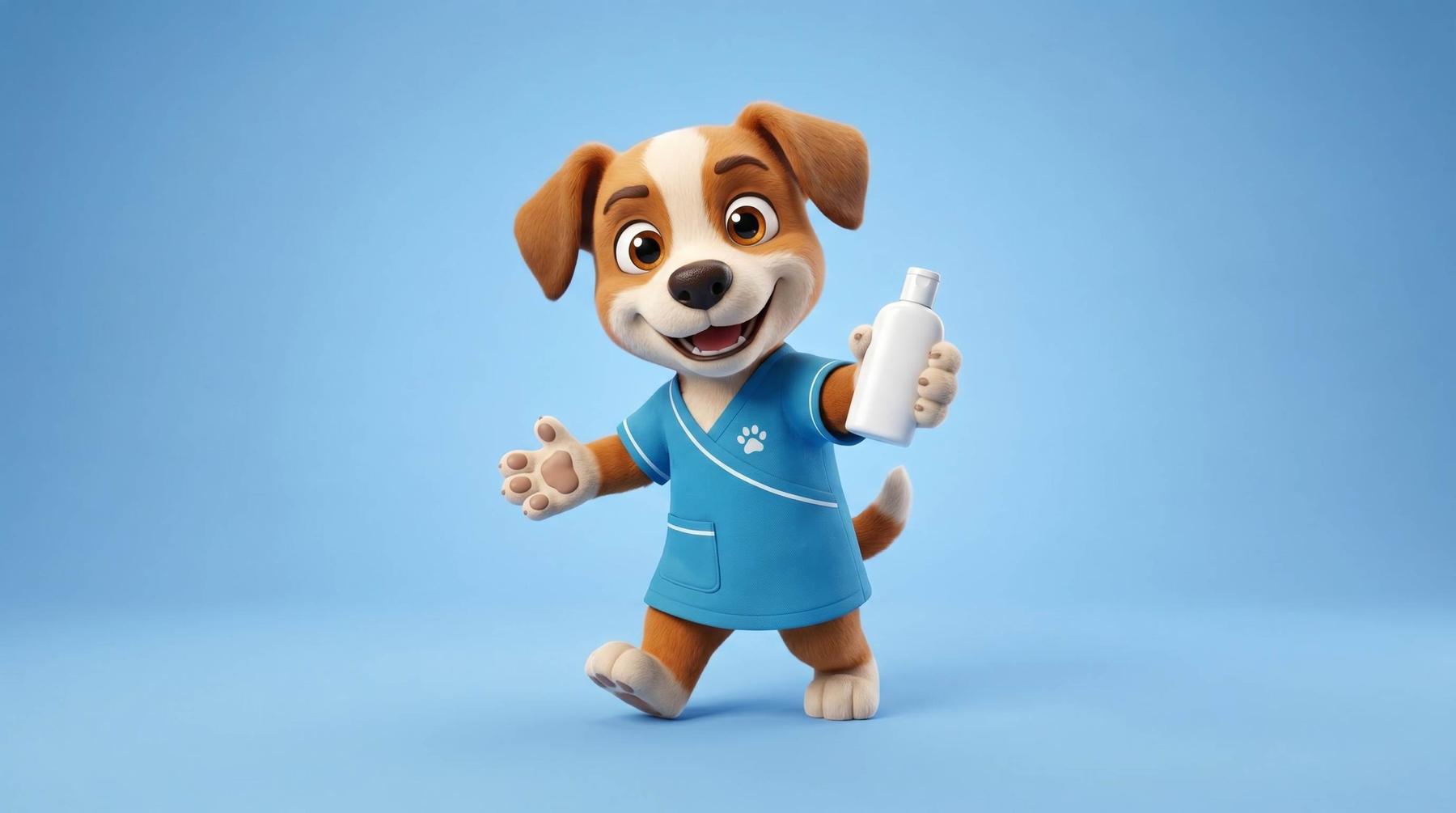 Mascote conceitual de petshop, segunda versão